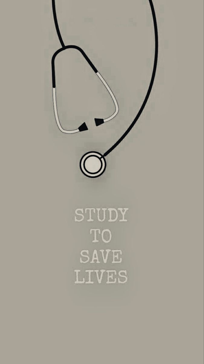 a stethoscope with the words study to save lives