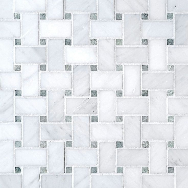 White &amp; Green Basketweave Mosaic Basket Weave Tile Bathroom, Basketweave Tile Bathroom, Blue Shower Tile, Basket Weave Tile, Modern Bathroom Tile, Addition Ideas, Kitchen Tiles Design, Master Bathrooms, Green Polish