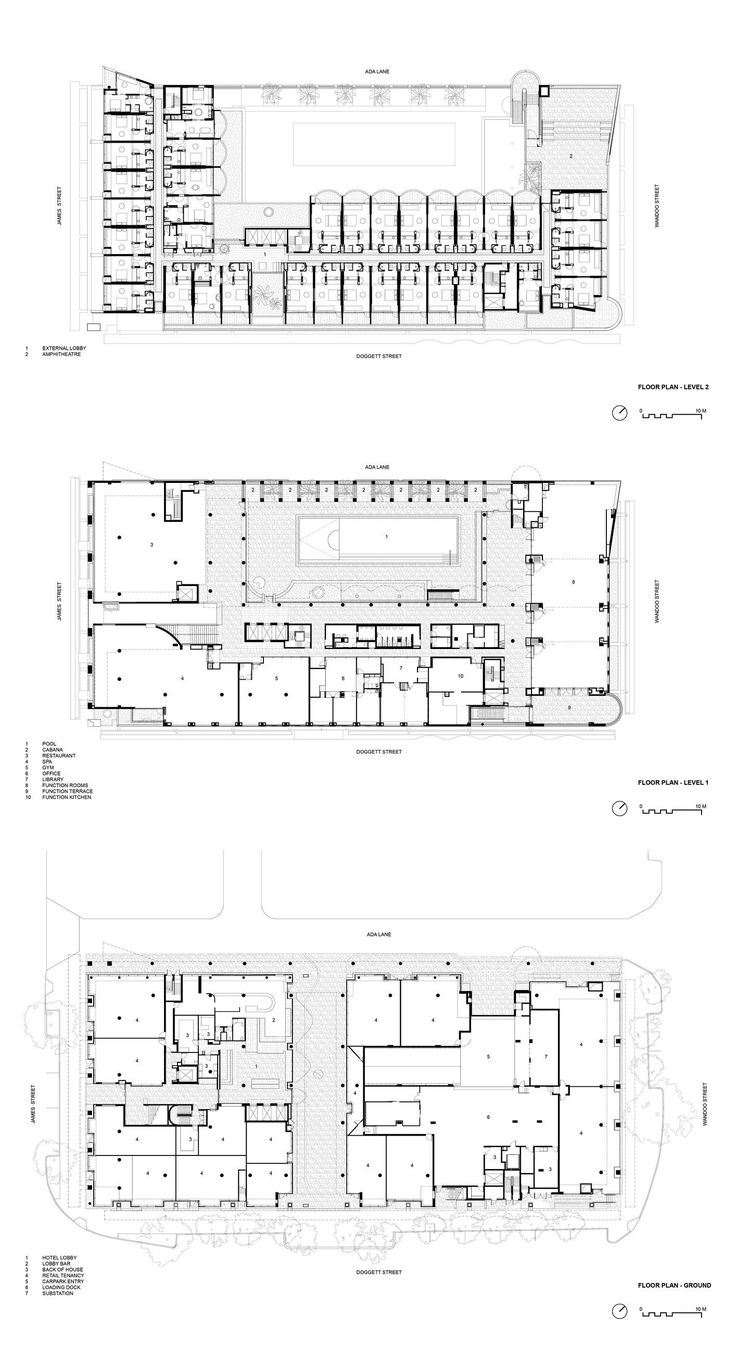 two plans for the first and second floors