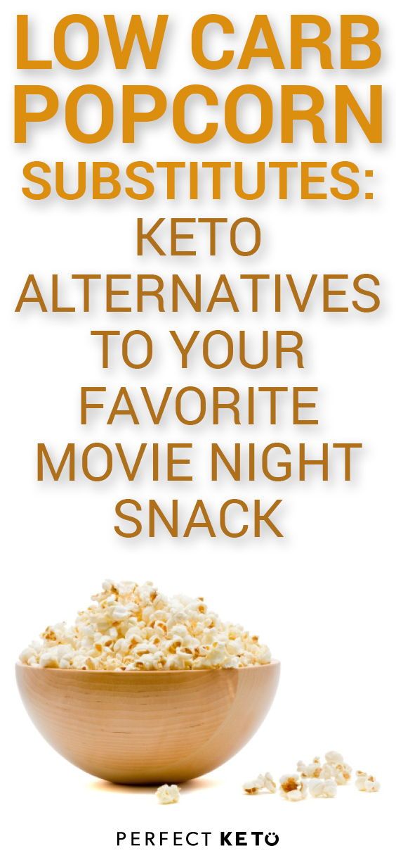 a bowl of popcorn with the words low carb popcorn subtitles keto alternatives to your favorite movie night snack