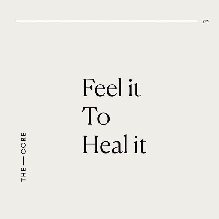 a book cover with the title'feel it to heal it'in black and white