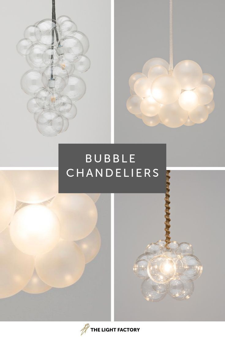 the light factory bubble chandeliers are available in various sizes and colors, including white