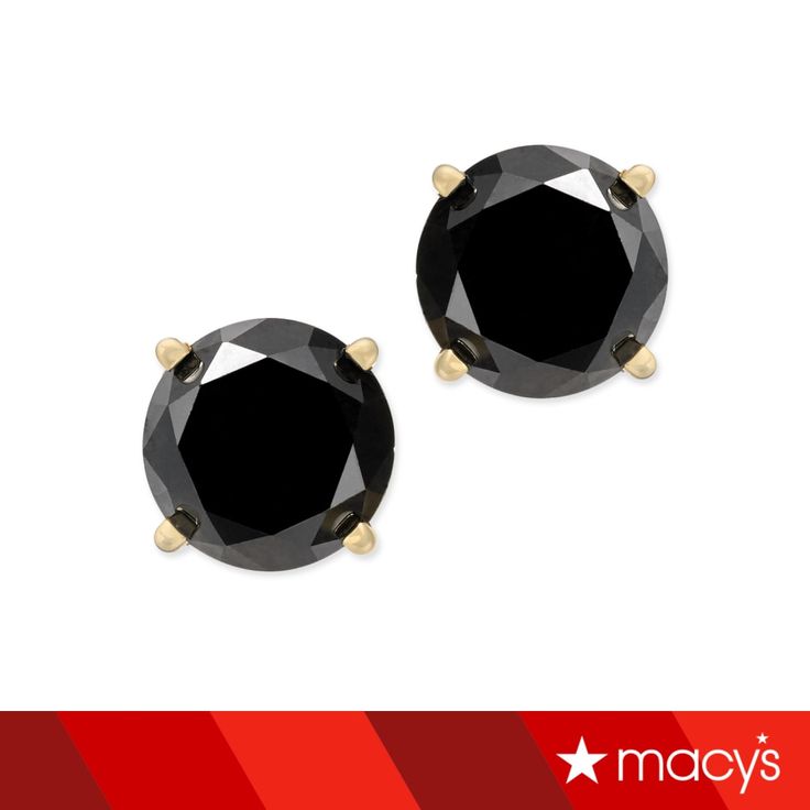 in stock Black Diamond Stud Earrings, Black Diamond Earrings Studs, Black Diamond Studs, Diamond Stud Earrings, Black Earrings, Diamond Stud, Fine Jewellery Earrings, Elegant Earrings, Diamond Earrings Studs