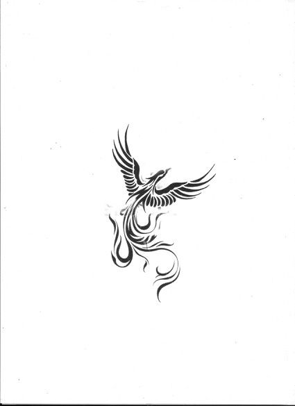 a black and white drawing of a bird flying in the air with its wings spread out