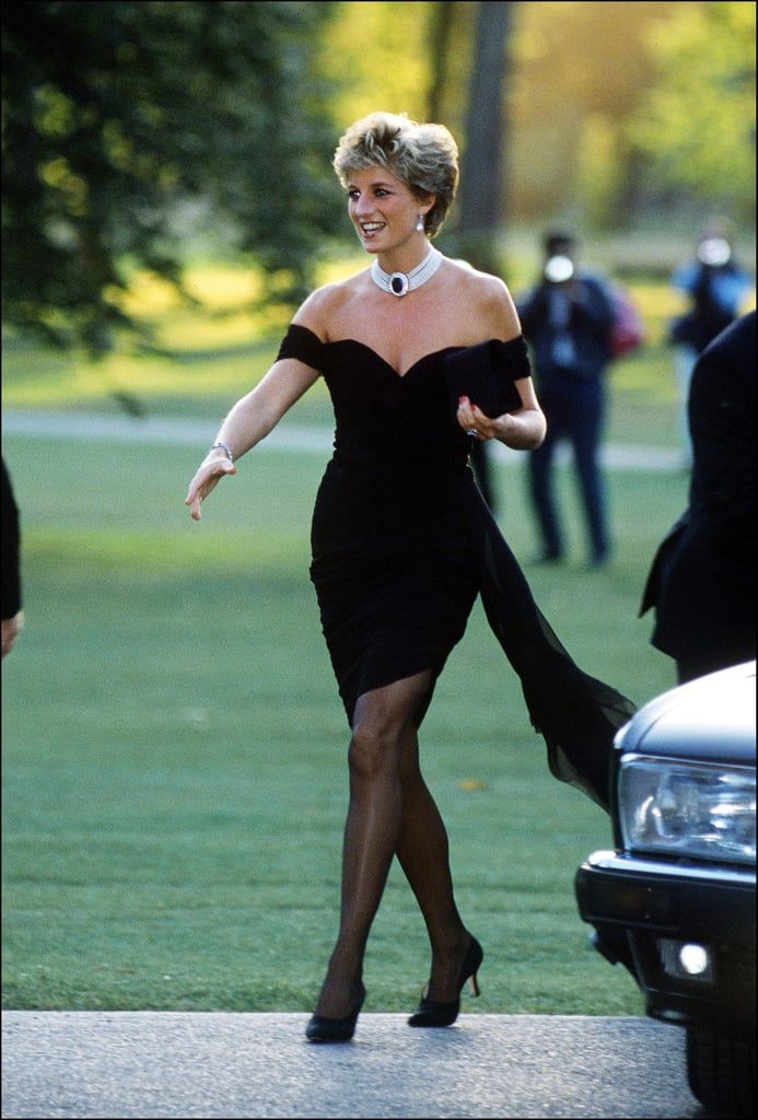 the princess of wales is seen walking in her black dress