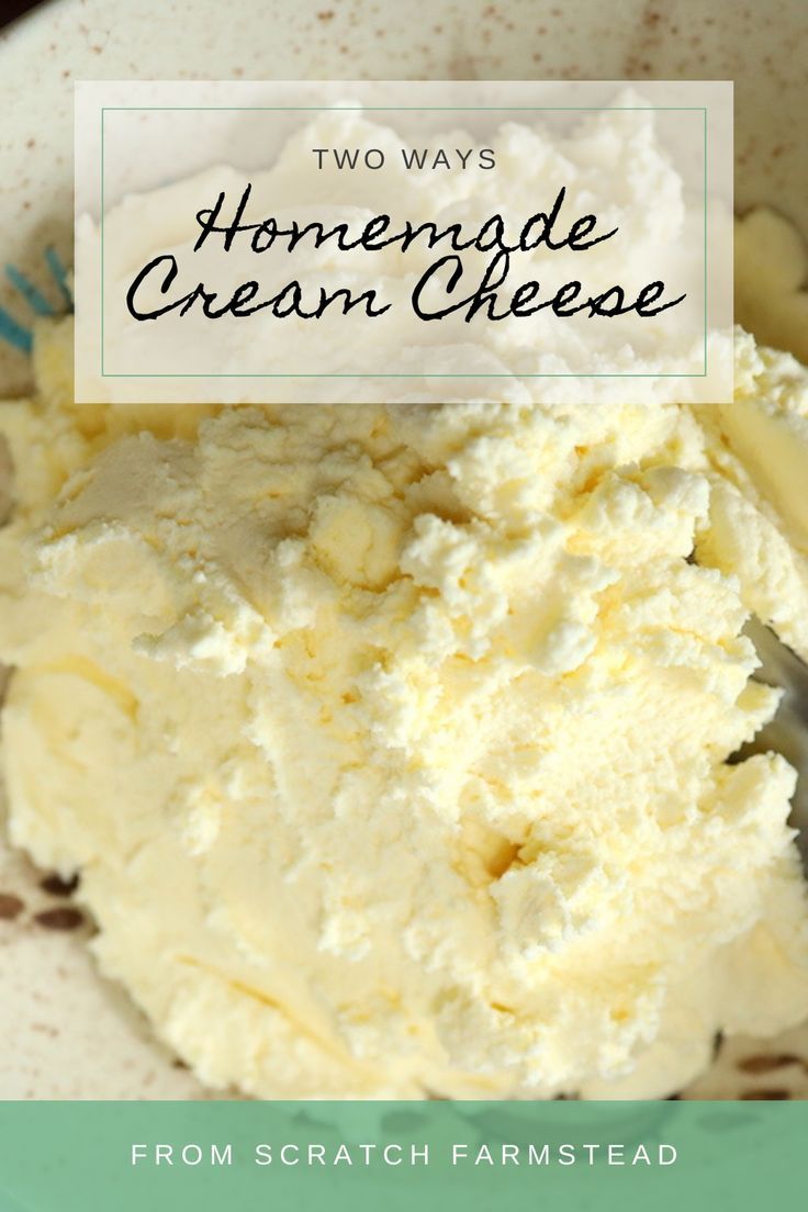 two ways to make homemade cream cheese from scratch farmstead - so easy and delicious