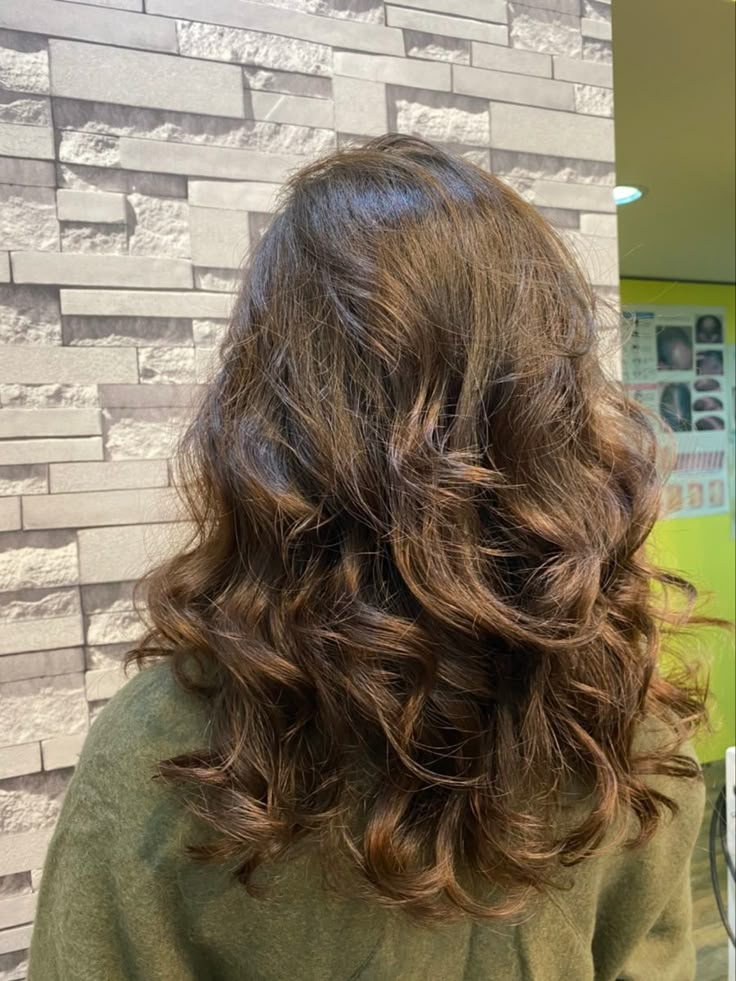 Armpit Length Curly Hair With Layers, Wavy Hair Mid Length Haircut, Medium Length Soft Curls, Medium Length Hair With Layers Curly Loose Curls Short Wavy, Permed Hairstyles Medium Fine Hair, Perm Medium Length Hair, 2b Wavy Hair Haircuts, Mid Length Hair Wavy, Curled Medium Length Hair