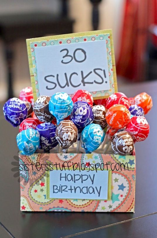 an image of a birthday card with candies in it