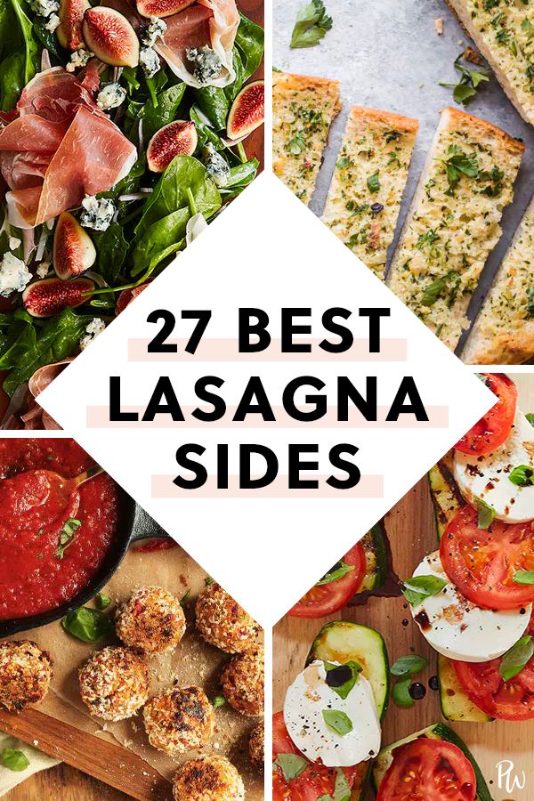 the best lasagna sides for pizza, salads, and other appetizers