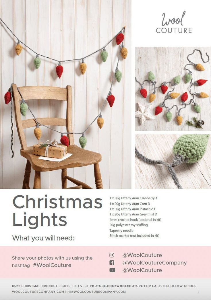 an advertisement for a christmas light project with the words,'what you will need? '