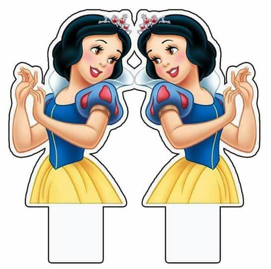 Snow white double sided cupcake topper Disney Princess Cupcakes, Disney Princess Theme, Princess Cupcake Toppers, Paper Cut Outs, Snow White Birthday Party, Disney Princess Birthday Party, Snow White Birthday, Princess Cupcakes, Snow White Party