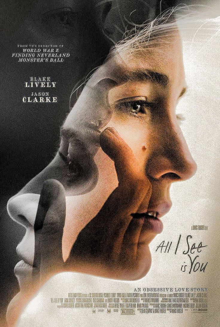 the movie poster for all i see is you