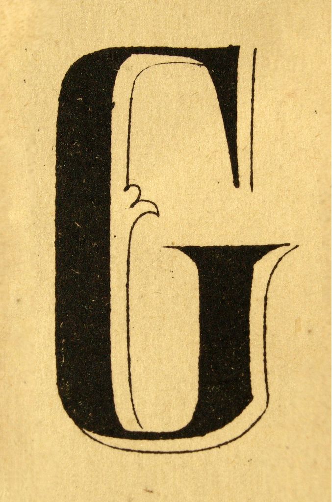 a black and white drawing of the letter d