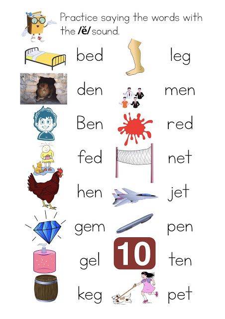 a poster with words and pictures on it that say, practice saying the words with the word