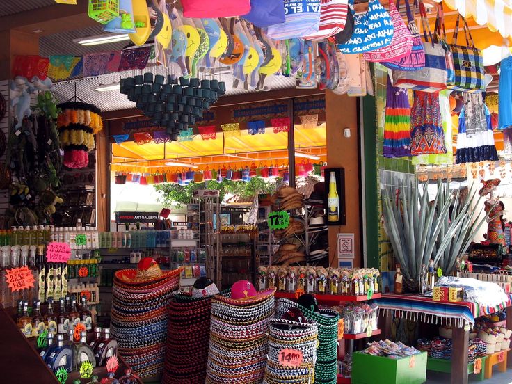 a store filled with lots of colorful items