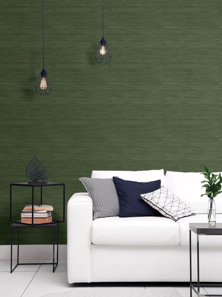 Instantly elevate your space with the rich color and subtle dimension of the Scott Living Seagrass Self-Adhesive Wallpaper. With a textured design and sophisticated green finish, this pattern replicates high-end grasscloth for a fraction of the cost. Scott Living self-adhesive wallpaper is safe for walls and leaves no sticky residue behind, making it perfect for both rental and home decorating projects. Application and removal is a breeze: just peel and stick to apply, and pull up to remove. Perfect for DIY projects, Scott Living wallpaper sticks to any smooth, flat surface, and is easily repositionable during installation. The Seagrass Self-Adhesive Wallpaper comes on one roll measuring 20.5 inches wide by 18 feet long, and covers about 30.75 square feet. Scott Living 30.75-sq ft Green Vi Emerald Green Peel And Stick Wallpaper, Olive Green Peel And Stick Wallpaper, Scott Living Wallpaper, Hunter Green Wallpaper, Green Grasscloth Wallpaper, Green Peel And Stick Wallpaper, Living Wallpaper, Olive Wallpaper, Wallpaper Powder Room