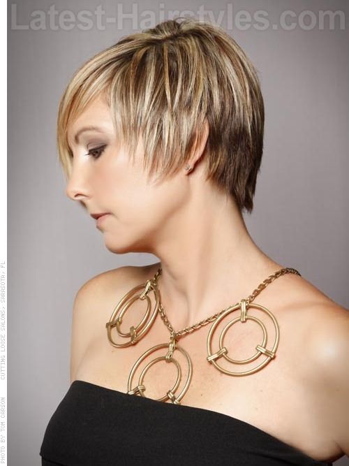 Adorable Asymmetrical Short Haircut Side View Short Asymmetrical Hairstyles, Golden Blonde Hair Color, Chic Short Haircuts, Long Hair Tips, Asymmetrical Hairstyles, Hairstyles And Haircuts, Short Hairstyles For Thick Hair, Alternative Hair, Haircuts For Women