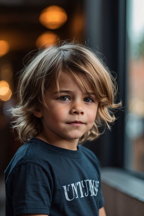 Long Toddler Boy Hair, Little Boys Long Hair, Long Hair Cuts For Boys, Little Boys Long Haircut, Long Hair Boys Kids Haircuts, Long Boys Haircut, Hairstyles For Long Hair Ponytail, Baby Boy Long Hair