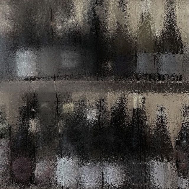 an abstract image of rain on the window