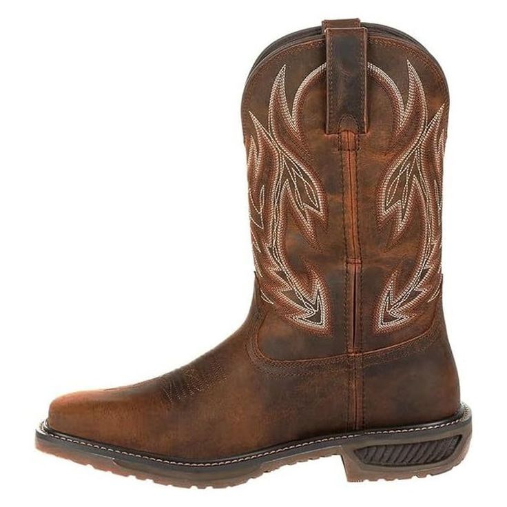 PRICES MAY VARY. Full-grain leather Soft mesh lining Breathable dual-density contoured cushioned footbed Steel shank - Solid stable work platform Slip, oil and abrasion resistant rubber outsole Durango Boots, Work Platform, Western Work, Western Boot, Kids Luggage, Luxury Store, Pharmacy Gifts, Work Boots, Western Boots