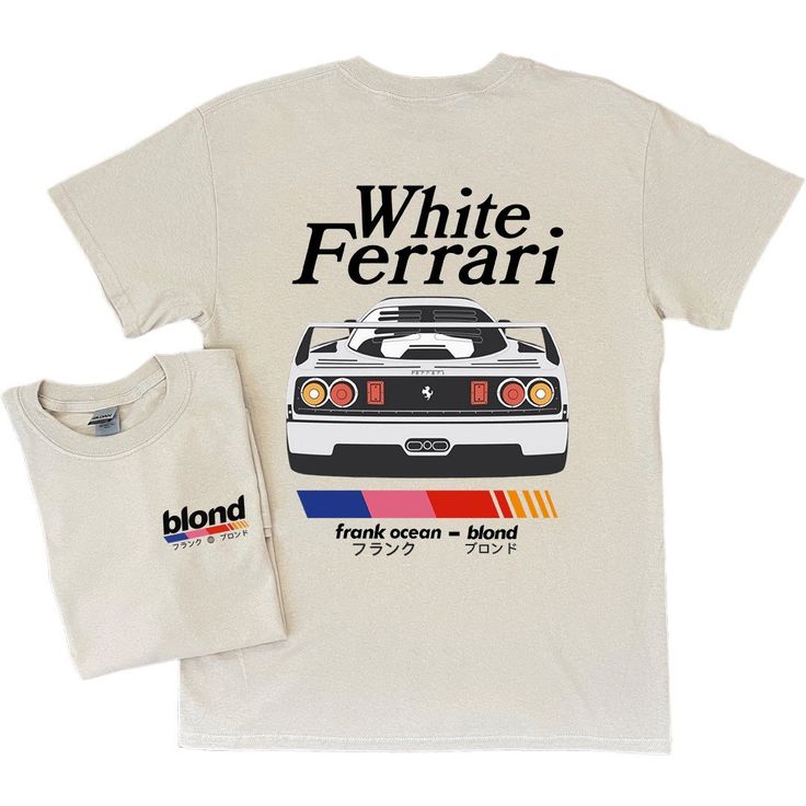 Frank Ocean Blond, Ocean Shirt, White Ferrari, Frank Ocean, Dream Clothes, Vintage Stil, Fashion Tees, Graphic Hoodies, Original Design