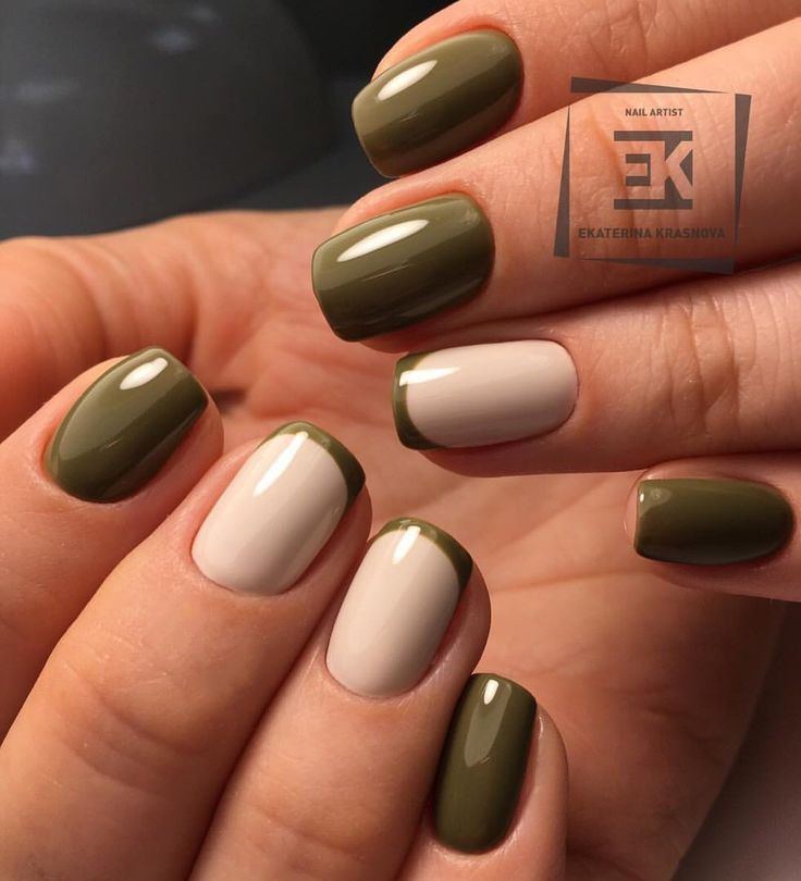 Design Nails Art, Olive Nails, Hello Nails, Fall Gel Nails, Subtle Nails, Simple Gel Nails, Work Nails, Shellac Nails, Design Nails