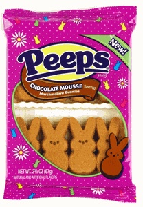 peeps chocolate mouse cookies are in the package