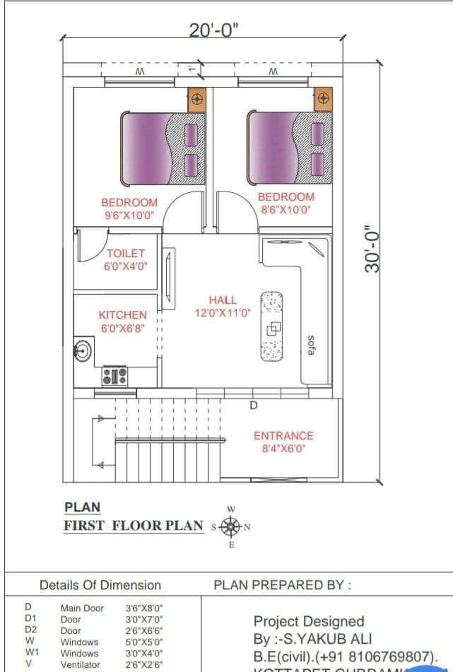 the floor plan for a two bedroom apartment