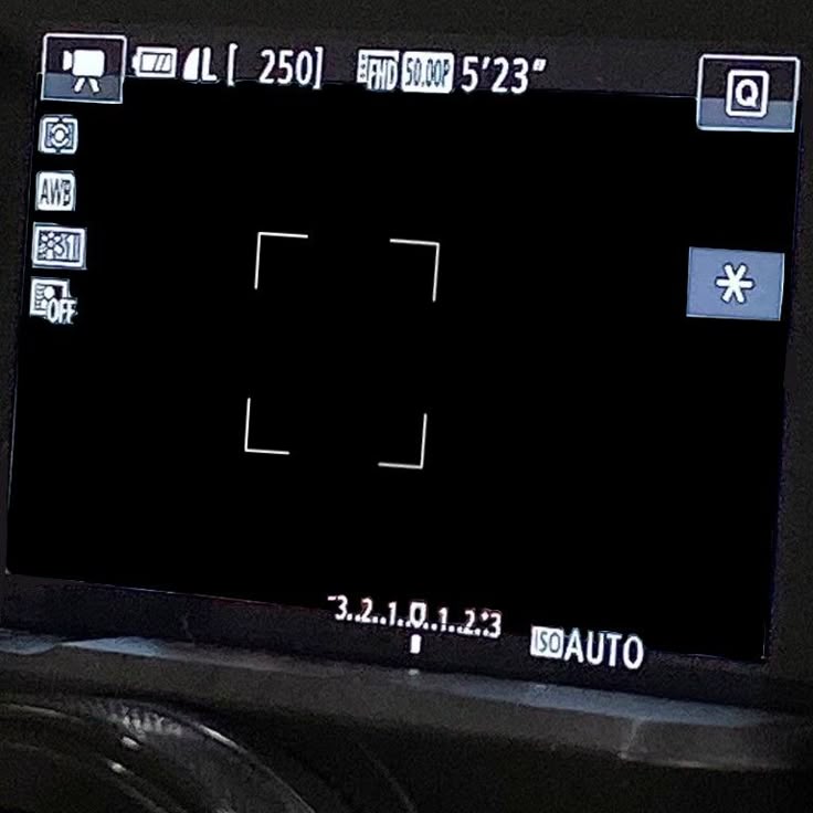 an image of a camera that is showing the screen on it's back side