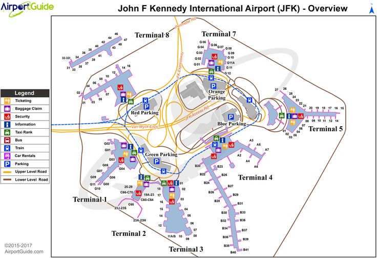 New York - John F Kennedy International (JFK) Airport Terminal Map - Overview Jfk Airport New York, New York Airport, Map Images, Airport Guide, Visual Management, Airport Map, New York Map, Jfk Airport, New York Vacation