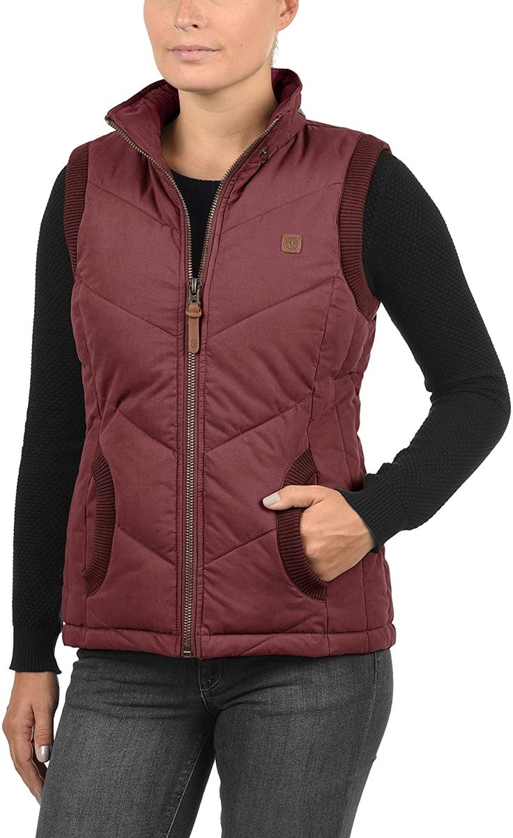 Waistcoat Woman, Body Warmer, Womens Clothing Stores, Amazon Fashion, Womens Vest, All About Fashion, Patch Logo, Sweaters For Women, Blazer