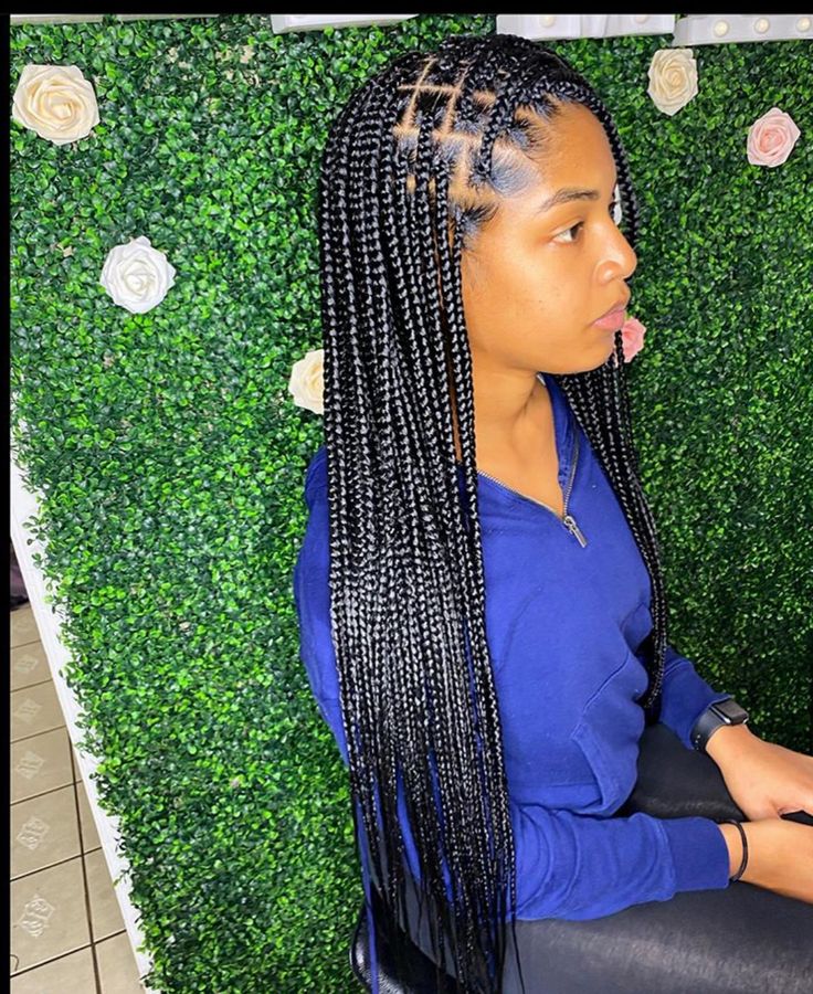 Regular Box Braids Medium, Knotless Box Braids Medium Length, Regular Knotless Braids, Medium Knotless Box Braids Medium Length, Regular Box Braids, Individuals Braids, Box Braids Medium Length, Knotless Box Braids Medium, Box Briads