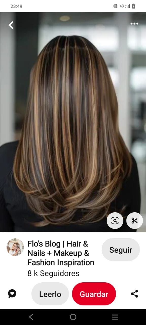 Rayos En El Cabello Oscuro, Rubio Chocolate, Cortes De Cabello, Hairstyles, Hair Styles, Hair, Color