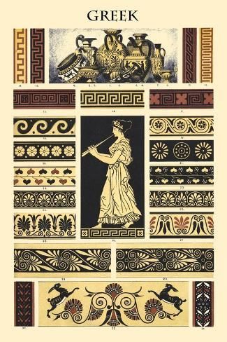 an image of ancient greek designs