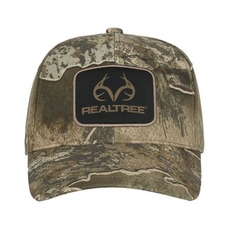 the realtree camo hat is shown