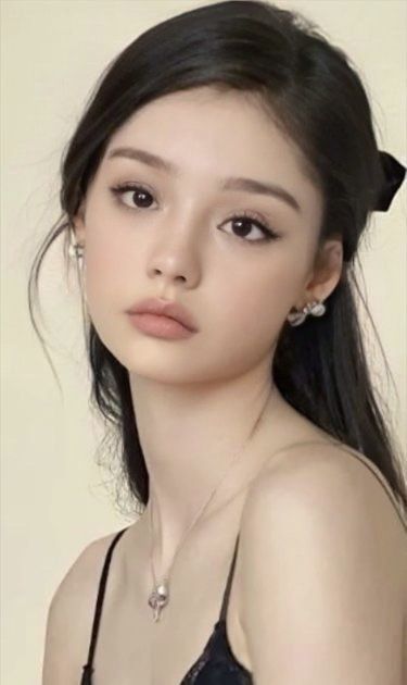 Aesthetic Face Shape, K Pop Eyebrows, Pale Asian Skin, Asian Model Makeup Natural, Kpop Idol Eyebrows, Eyebrow Round Face, Soft Natural Eyebrows, Refreshed Makeup Look, Pig Face Type Korean