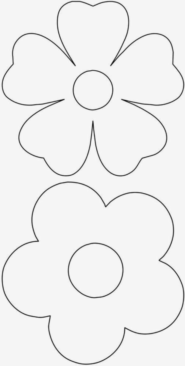 the paper flower is cut out and ready to be colored