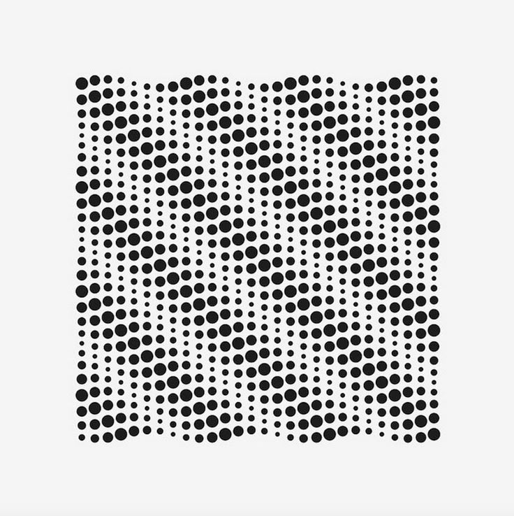 an abstract black and white pattern with dots