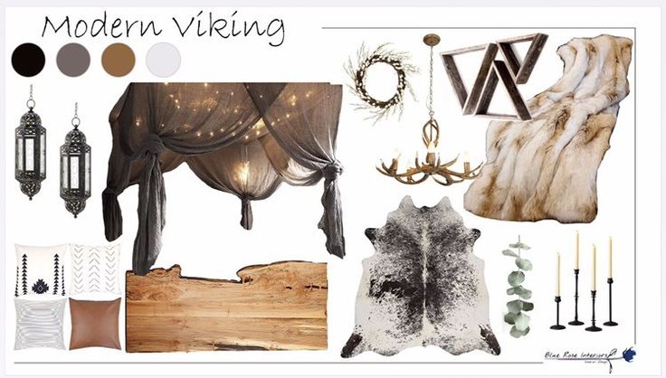 a collage of different items including deer skin, candles and other things to decorate