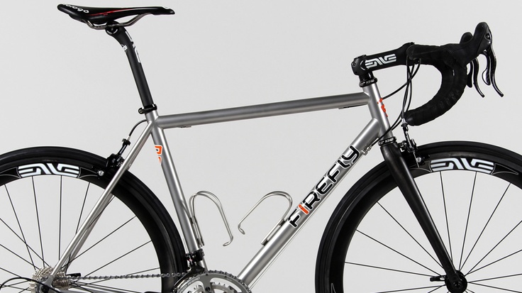 a close up of a bike on a white background