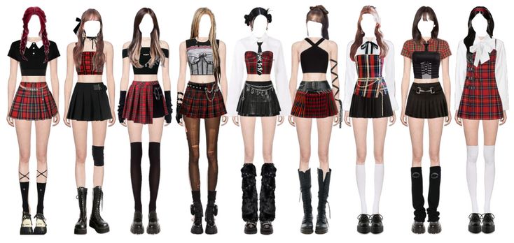 Ddi on ShopLook | The easiest way to find the perfect outfit Kpop 9 Members Outfits, Stage Outfits 9 Members, Kpop 7 Members Outfit, 9 Member Girl Group Outfits, Plain Black Tank Top, Dance Performance Outfits, K Pop Stage Outfits, Black Preppy, Korean Outfits Kpop