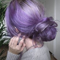 Lilac Hair, Hair Color Pastel, Lavender Hair, Pastel Hair, Dye My Hair, Mermaid Hair, Hair Inspo Color, Grunge Hair, Aesthetic Hair