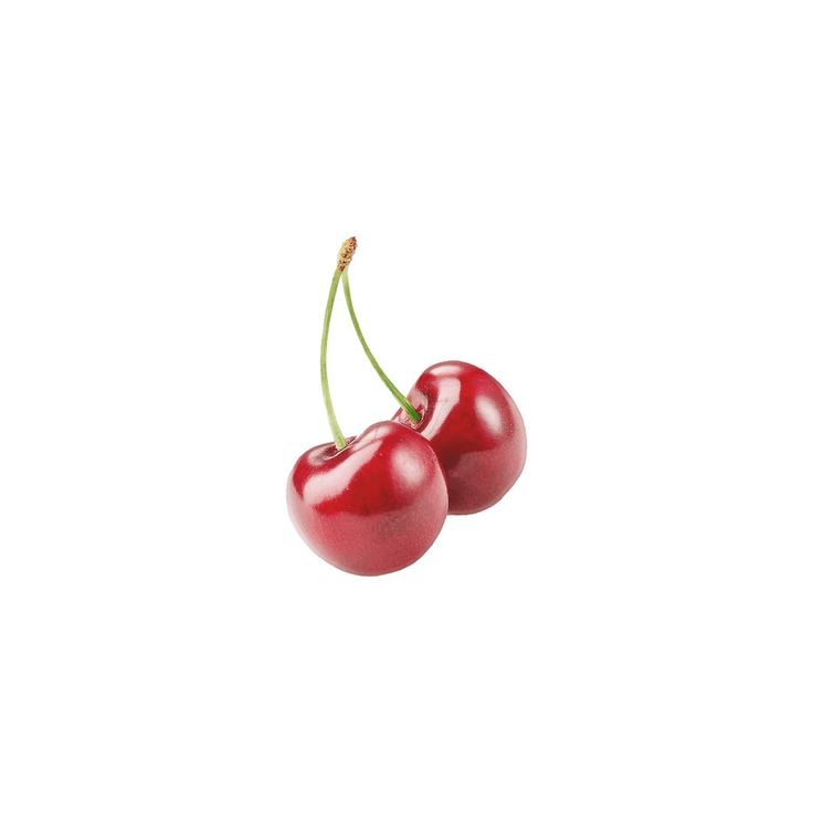 two cherries sitting on top of each other