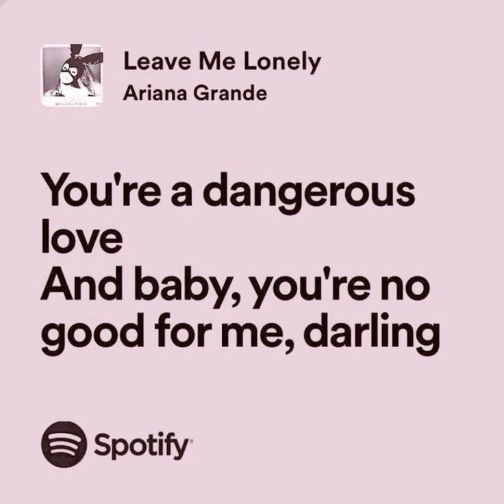 an ad with the words you're a dangerous love and baby, you're no good for me, daring