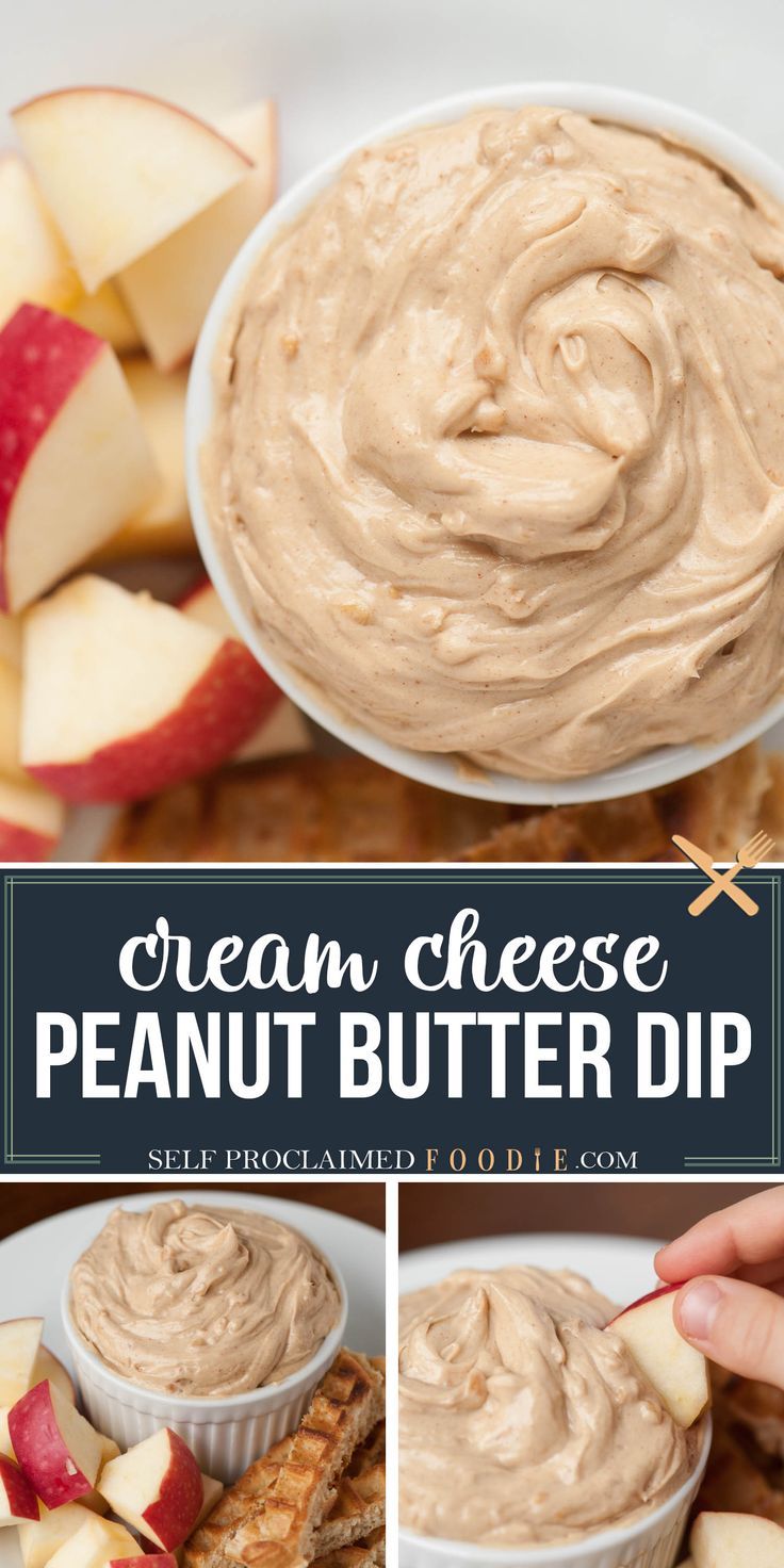 an image of cream cheese peanut butter dip