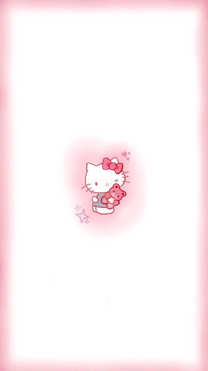 an image of a hello kitty wallpaper