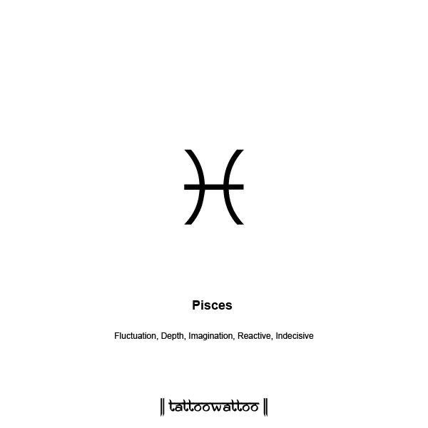 the cover of piscs, which is written in black on a white background