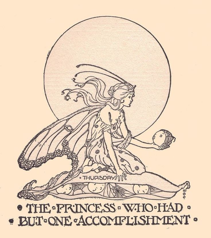 the princess who had but one accompplisisment is depicted in this illustration