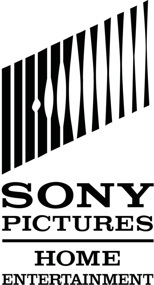 the logo for sony pictures home entertainment center, which is featured in black and white