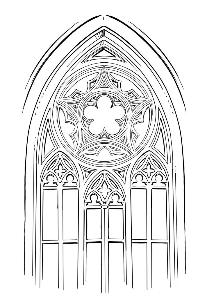 Cathedral Drawing Reference, Gothic Arch Window, Cathedral Tattoo Design, Gothic Cathedral Tattoo, Gothic Windows Tattoo, Art Design Tattoo, Cathedral Tattoo, Gothic Architecture Drawing, Memorial Tattoo Ideas